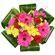 Весна. Яркая цветочная композиция из роз, гербер и кустовых хризантем. Португалия