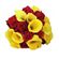 Осенний блюз. Этот яркий букет из роз и калл в желтых и красных тонах - прекрасный и душевный подарок.. Португалия