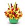Фруктовый фонтан. Вкусный и стильный фруктовый букет из апельсинов, яблок, винограда, ананаса и клубники!