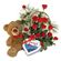Ты моя Валентинка!. В этом подарке Вы найдете все: 
красные розы - символ возвышенных чувств; очаровательный мишка -символ привязанности и теплоты; шоколадные конфеты - признак хорошего вкуса.. Португалия